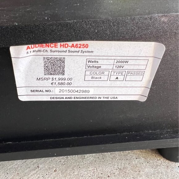 surround sound system HD-A6250 2000W 5.1 multi-ch - Picture 5 of 6